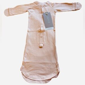 Goumi Jamms Organic Cotton Sleep Sack Pink Rose 0-3 months NWT